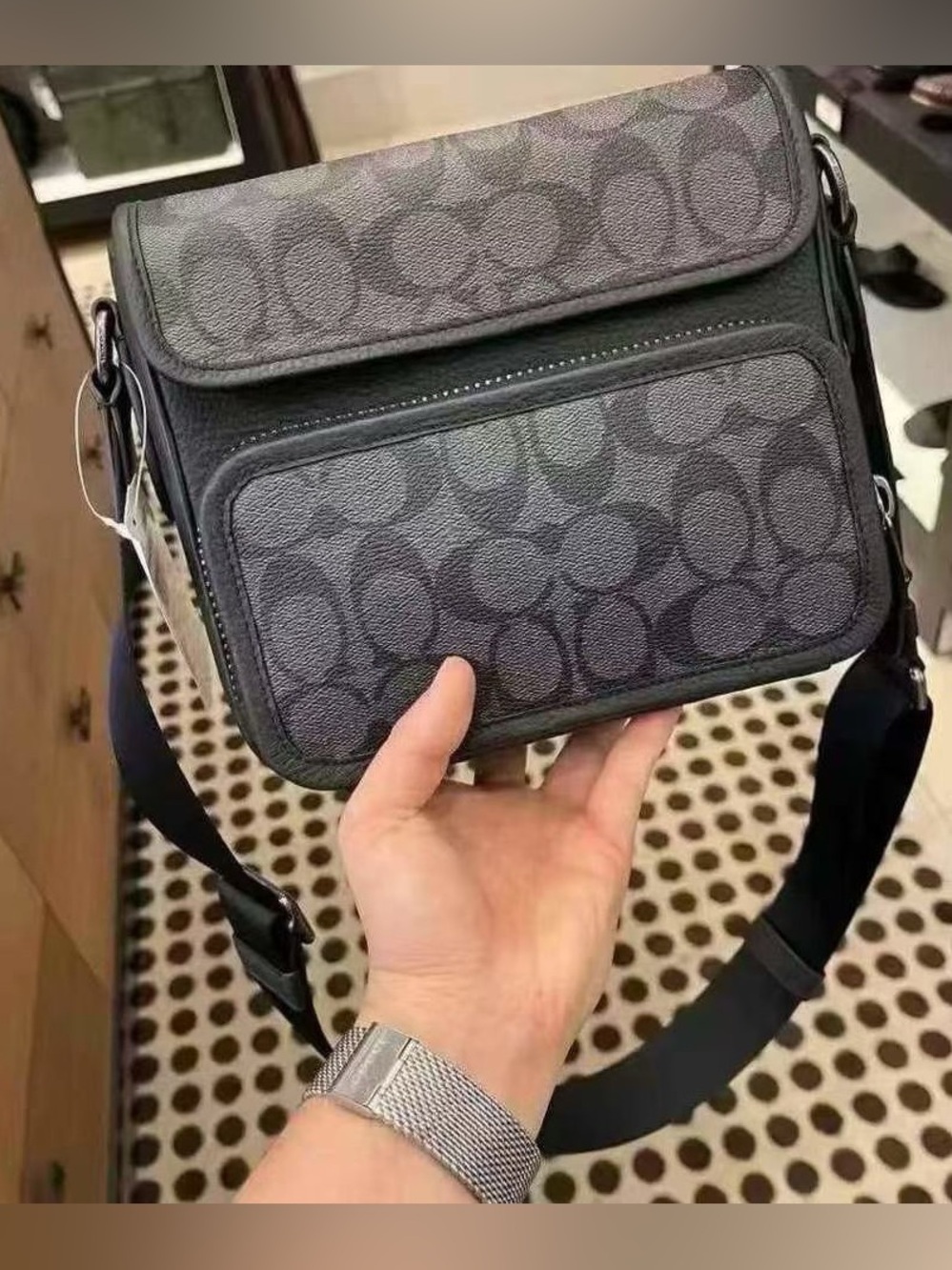Coach Sullivan Flap Crossbody Bag In Signature Canvas